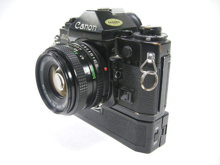 Canon A-1 35mm SLR w/50mm f1.8 lens & Power Winder A 35mm Film Cameras - 35mm SLR Cameras - 35mm SLR Student Cameras Canon 1806628