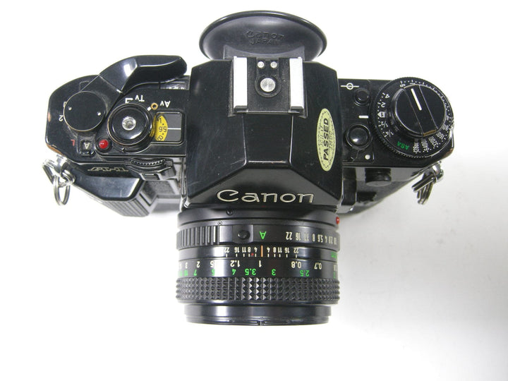 Canon A-1 35mm SLR w/50mm f1.8 lens & Power Winder A 35mm Film Cameras - 35mm SLR Cameras - 35mm SLR Student Cameras Canon 1806628