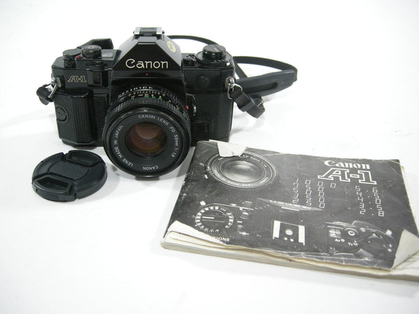 Canon A-1 35mm SLR w/FD 50mm f1.8 35mm Film Cameras - 35mm SLR Cameras - 35mm SLR Student Cameras Canon 1873624