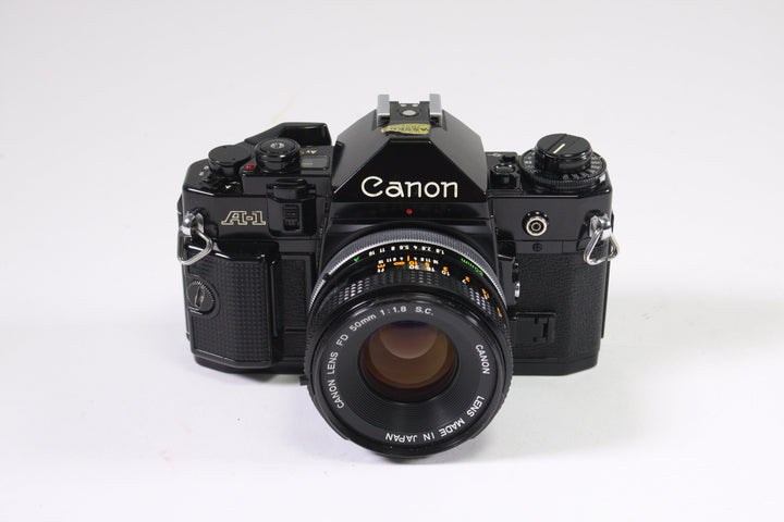 Canon A-1 w/50mm f/1.8 S.C. 35mm Film Cameras - 35mm SLR Cameras - 35mm SLR Student Cameras Canon 338245