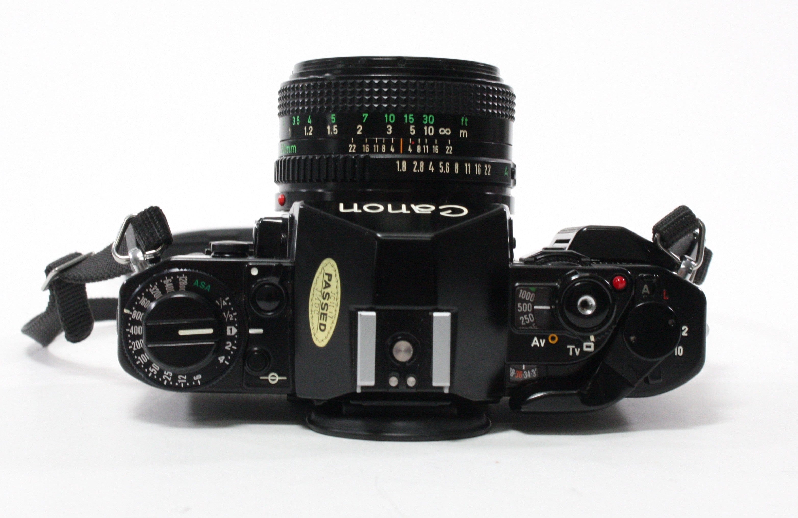Canon 50mm FD A-1 with Camera f⁄1.8 SLR 35mm Film Lens AE-1 + f1.8