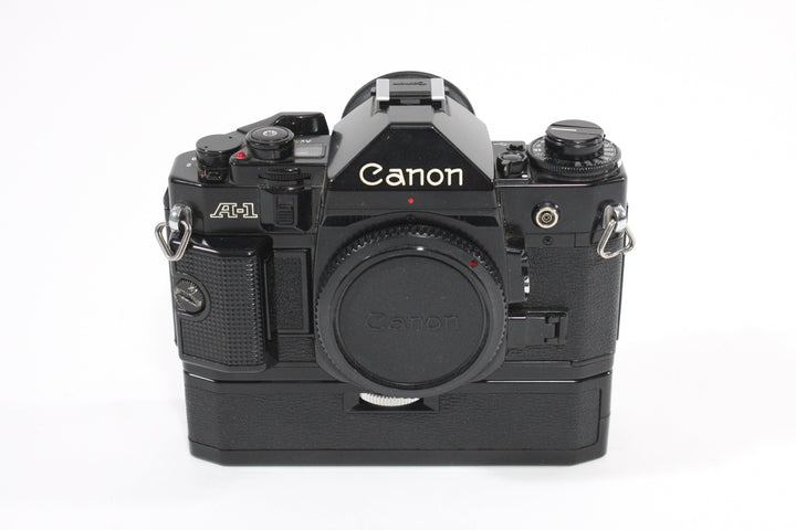 Canon A1 35mm Film Camera w/Power Winder A 35mm Film Cameras - 35mm SLR Cameras Canon 2282829