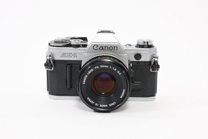 Canon AE-1 35mm SLR Camera w/ 50mm f/1.8 SC Lens 35mm Film Cameras - 35mm SLR Cameras Canon 1597375
