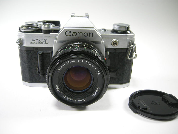 Canon AE-1 35mm SLR camera w/50mm f1.8 35mm Film Cameras - 35mm SLR Cameras - 35mm SLR Student Cameras Canon 369749