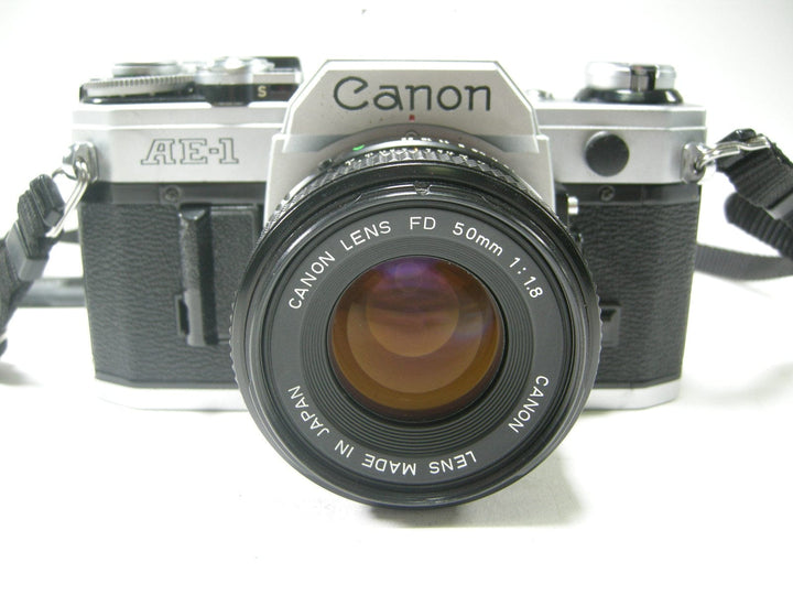 Canon AE-1 35mm SLR camera w/50mm f1.8 35mm Film Cameras - 35mm SLR Cameras - 35mm SLR Student Cameras Canon 4042736