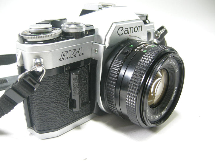 Canon AE-1 35mm SLR camera w/50mm f1.8 35mm Film Cameras - 35mm SLR Cameras - 35mm SLR Student Cameras Canon 4042736