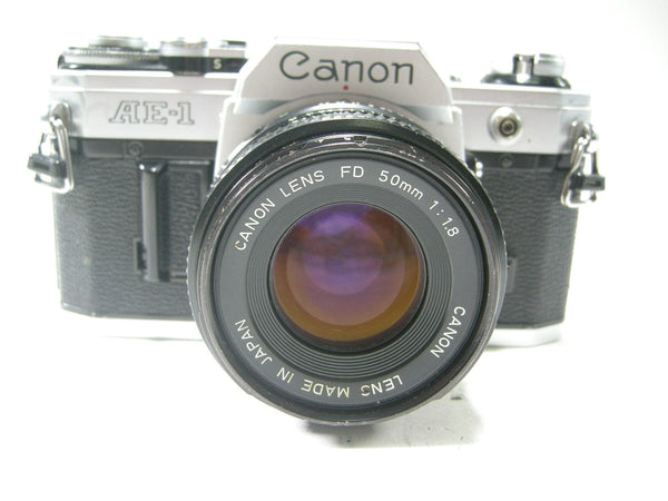 Canon AE-1 35mm SLR camera w/50mm f18 lens 35mm Film Cameras - 35mm SLR Cameras - 35mm SLR Student Cameras Canon 5528633