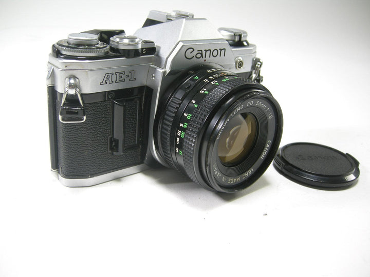 Canon AE-1 35mm SLR camera w/50mm f18 lens 35mm Film Cameras - 35mm SLR Cameras - 35mm SLR Student Cameras Canon 5528633