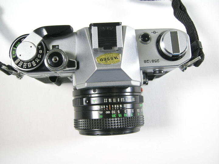 Canon AE-1 35mm SLR camera w/FD 50mm f1.8 35mm Film Cameras - 35mm SLR Cameras - 35mm SLR Student Cameras Canon 258128