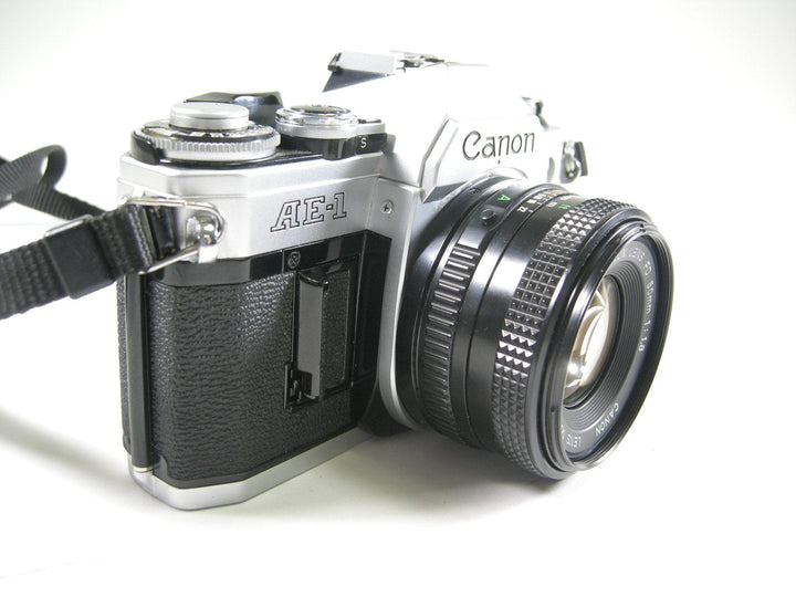 Canon AE-1 35mm SLR camera w/FD 50mm f1.8 35mm Film Cameras - 35mm SLR Cameras - 35mm SLR Student Cameras Canon 258128