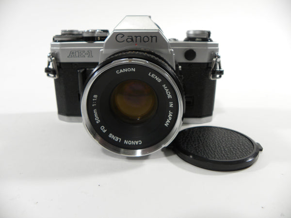 Canon AE-1 35mm SLR camera w/FD 50mm f1.8 35mm Film Cameras - 35mm SLR Cameras - 35mm SLR Student Cameras Canon 3087598