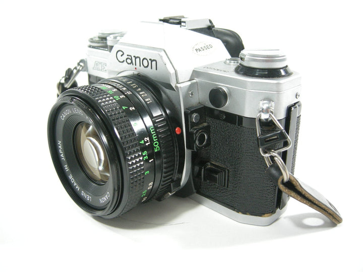 Canon AE-1 35mm SLR Camera w/FD 50mm f1.8 35mm Film Cameras - 35mm SLR Cameras - 35mm SLR Student Cameras Canon 3235386