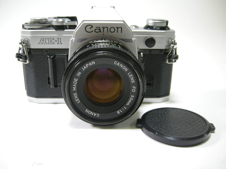 Canon AE-1 35mm SLR camera w/FD 50mm f1.8 35mm Film Cameras - 35mm SLR Cameras - 35mm SLR Student Cameras Canon 4780327