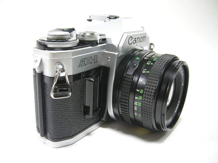 Canon AE-1 35mm SLR camera w/FD 50mm f1.8 35mm Film Cameras - 35mm SLR Cameras - 35mm SLR Student Cameras Canon 5197829
