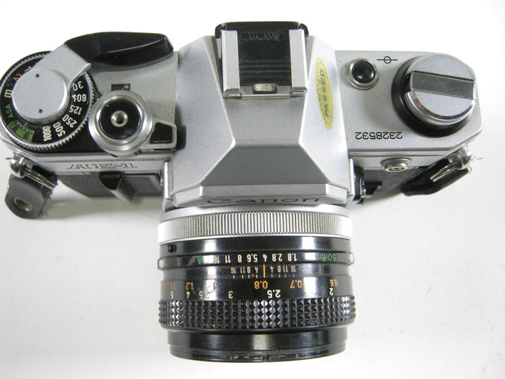 Canon AE-1 35mm SLR camera w/ FD 50mm f1.8 S.C. 35mm Film Cameras - 35mm SLR Cameras - 35mm SLR Student Cameras Canon 2328532