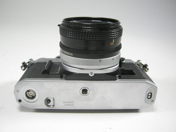 Canon AE-1 35mm SLR film camera w/50mm f1.8 S.C. 35mm Film Cameras - 35mm SLR Cameras - 35mm SLR Student Cameras Canon 1799550
