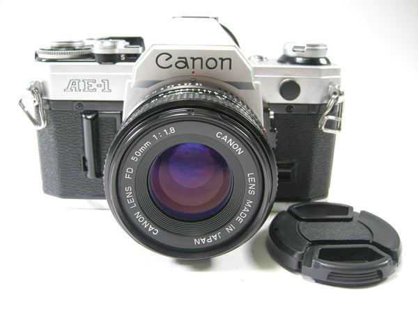 Canon AE-1 35mm SLR w/50mm f1.8 35mm Film Cameras - 35mm SLR Cameras - 35mm SLR Student Cameras Canon 3632106