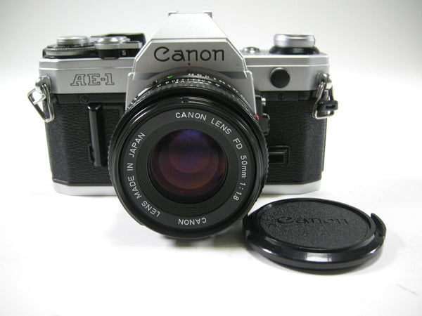 Canon AE-1 35mm SLR w/FD 50mm f1.8 35mm Film Cameras - 35mm SLR Cameras - 35mm SLR Student Cameras Canon 2292188