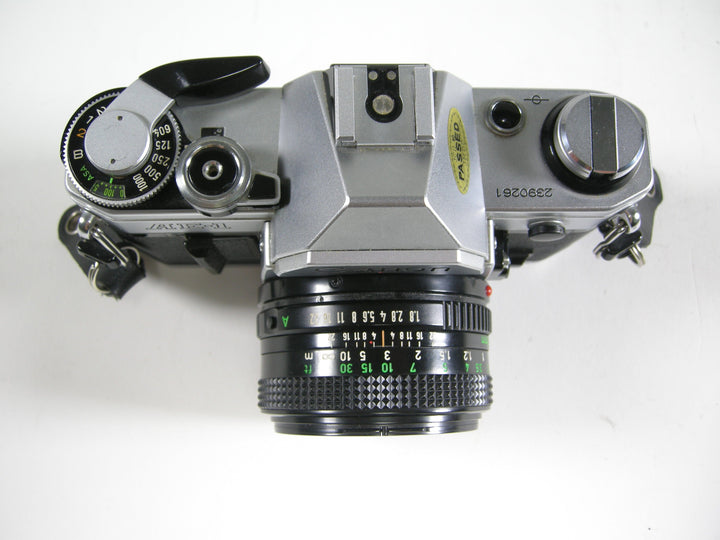 Canon AE-1 35mm SLR w/FD 50mm f1.8 35mm Film Cameras - 35mm SLR Cameras - 35mm SLR Student Cameras Canon 2390261
