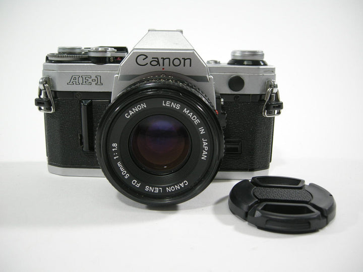 Canon AE-1 35mm SLR w/FD 50mm f1.8 35mm Film Cameras - 35mm SLR Cameras - 35mm SLR Student Cameras Canon 3233318