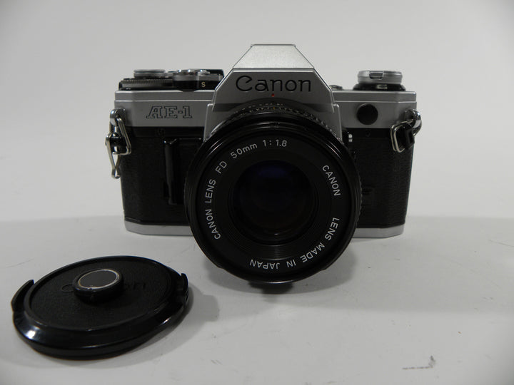 Canon AE-1 35mm SLR w/FD 50mm f1.8 35mm Film Cameras - 35mm SLR Cameras - 35mm SLR Student Cameras Canon 3911610