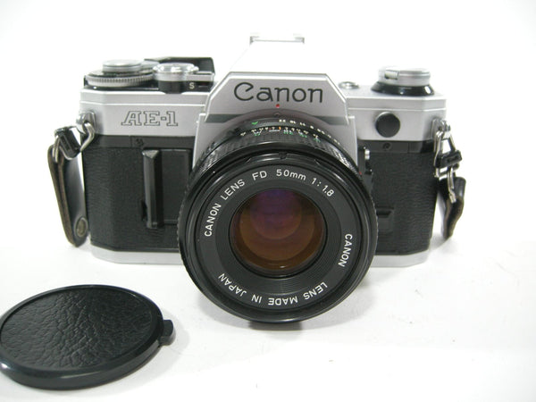 Canon AE-1 35mm SLR w/FD 50mm f1.8 35mm Film Cameras - 35mm SLR Cameras - 35mm SLR Student Cameras Canon 4099281