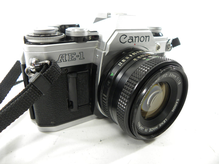 Canon AE-1 35mm SLR w/FD 50mm f1.8 35mm Film Cameras - 35mm SLR Cameras - 35mm SLR Student Cameras Canon 4167879