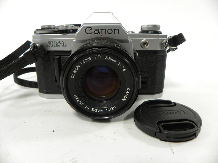 Canon AE-1 35mm SLR w/FD 50mm f1.8 35mm Film Cameras - 35mm SLR Cameras - 35mm SLR Student Cameras Canon 4167879