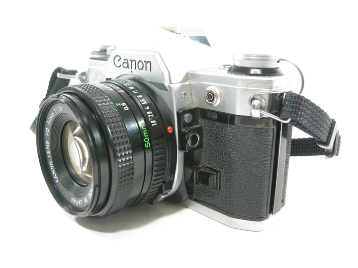 Canon AE-1 35mm SLR w/FD 50mm f1.8 35mm Film Cameras - 35mm SLR Cameras - 35mm SLR Student Cameras Canon 4655781