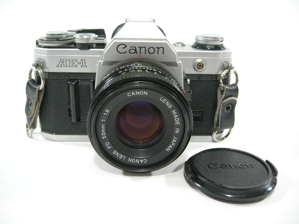 Canon AE-1 35mm SLR w/FD 50mm f1.8 35mm Film Cameras - 35mm SLR Cameras - 35mm SLR Student Cameras Canon 4684451