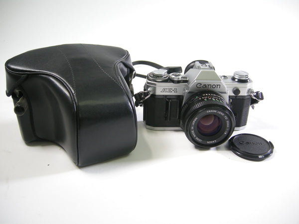 Canon AE-1 35mm SLR w/FD 50mm f1.8 35mm Film Cameras - 35mm SLR Cameras - 35mm SLR Student Cameras Canon 4839082