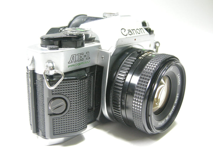 Canon AE-1 Program 35mm SLR camera w/50mm f1.8 35mm Film Cameras - 35mm SLR Cameras - 35mm SLR Student Cameras Canon 4379815