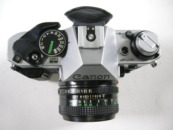 Canon AE-1 Program  35mm SLR w/50mm f1.8 35mm Film Cameras - 35mm SLR Cameras - 35mm SLR Student Cameras Canon 1607487