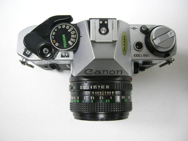 Canon AE-1 Program 35mm SLR w/50mm f1.8 35mm Film Cameras - 35mm SLR Cameras - 35mm SLR Student Cameras Canon 1661333