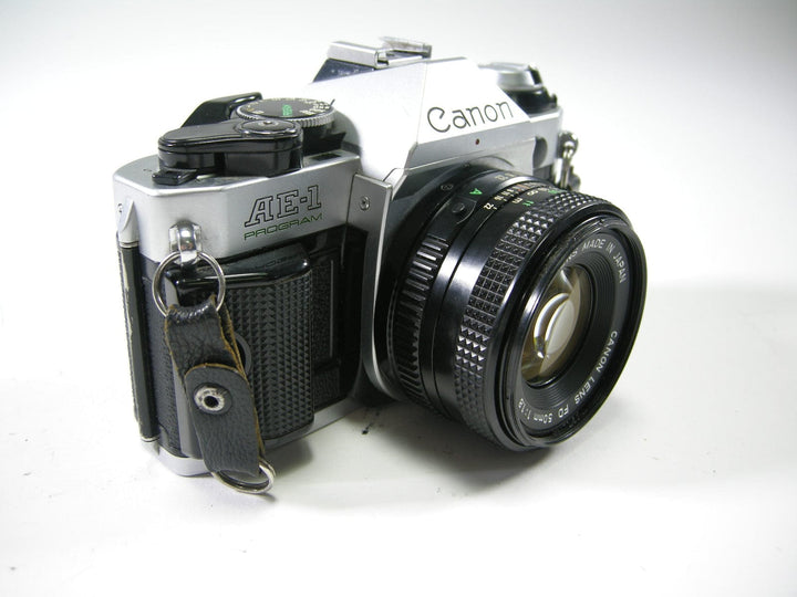 Canon AE-1 Program 35mm SLR w/50mm f1.8 35mm Film Cameras - 35mm SLR Cameras - 35mm SLR Student Cameras Canon 2320686