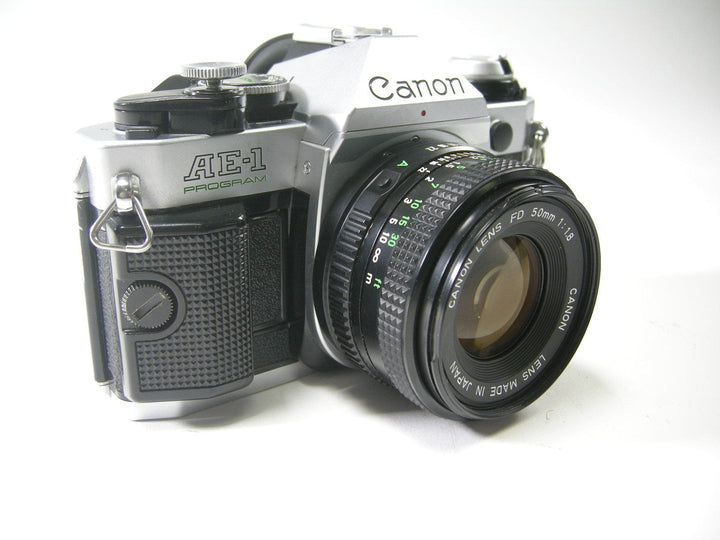 Canon AE-1 Program 35mm SLR w/50mm f1.8 35mm Film Cameras - 35mm SLR Cameras - 35mm SLR Student Cameras Canon 3623981