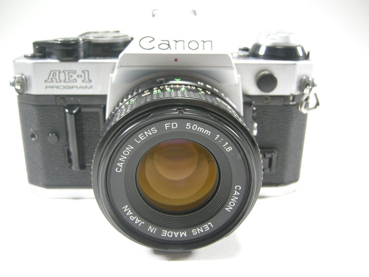 Canon AE-1 Program 35mm SLR w/50mm f1.8 35mm Film Cameras - 35mm SLR Cameras - 35mm SLR Student Cameras Canon 3751182