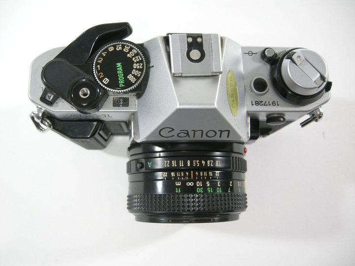 Canon AE-1 Program 35mm SLR w/FD 50mm f1.8 35mm Film Cameras - 35mm SLR Cameras - 35mm SLR Student Cameras Canon 1917281