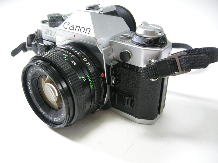 Canon AE-1 Program 35mm SLR w/FD 50mm f1.8 35mm Film Cameras - 35mm SLR Cameras - 35mm SLR Student Cameras Canon 2168611