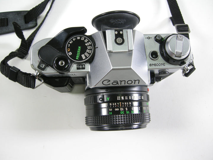 Canon AE-1 Program 35mm SLR w/FD 50mm f1.8 35mm Film Cameras - 35mm SLR Cameras - 35mm SLR Student Cameras Canon 3400949