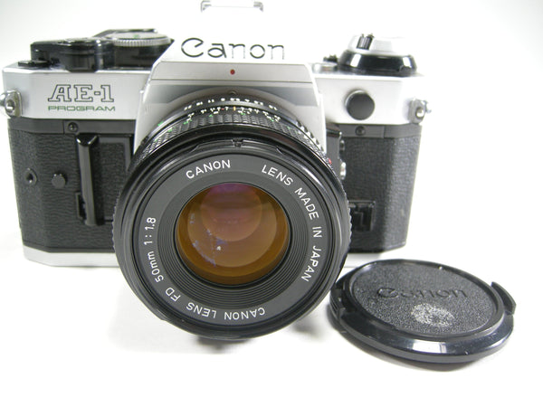 Canon AE-1 Program 35mm SLR w/FD 50mm f1.8 35mm Film Cameras - 35mm SLR Cameras - 35mm SLR Student Cameras Canon 3754796
