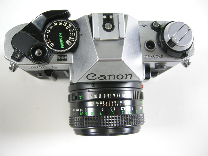 Canon AE-1 Program 35mm SLR w/FD 50mm f1.8 35mm Film Cameras - 35mm SLR Cameras - 35mm SLR Student Cameras Canon 3754796