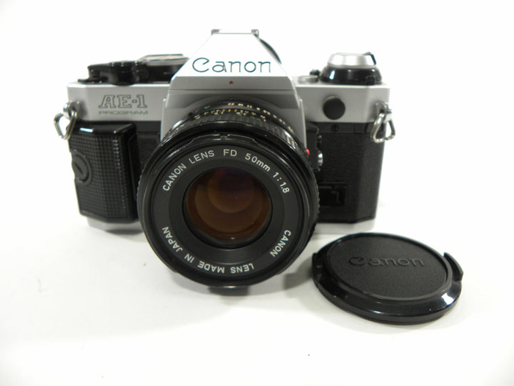 Canon AE-1 Program 35mm SLR w/FD 50mm f1.8 35mm Film Cameras - 35mm SLR Cameras - 35mm SLR Student Cameras Canon 46327311