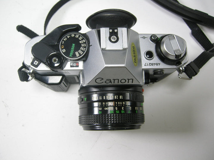 Canon AE-1 Program 35mm SLR w/FD 50mm f1.8 35mm Film Cameras - 35mm SLR Cameras - 35mm SLR Student Cameras Canon 4848217