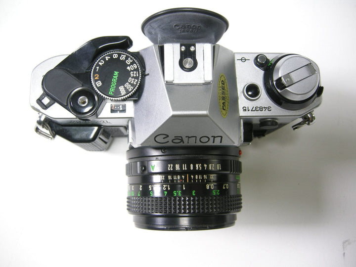 Canon AE-1 Program 35mm SLR w/ FD 50mm f1.8 lens 35mm Film Cameras - 35mm SLR Cameras - 35mm SLR Student Cameras Canon 3483715
