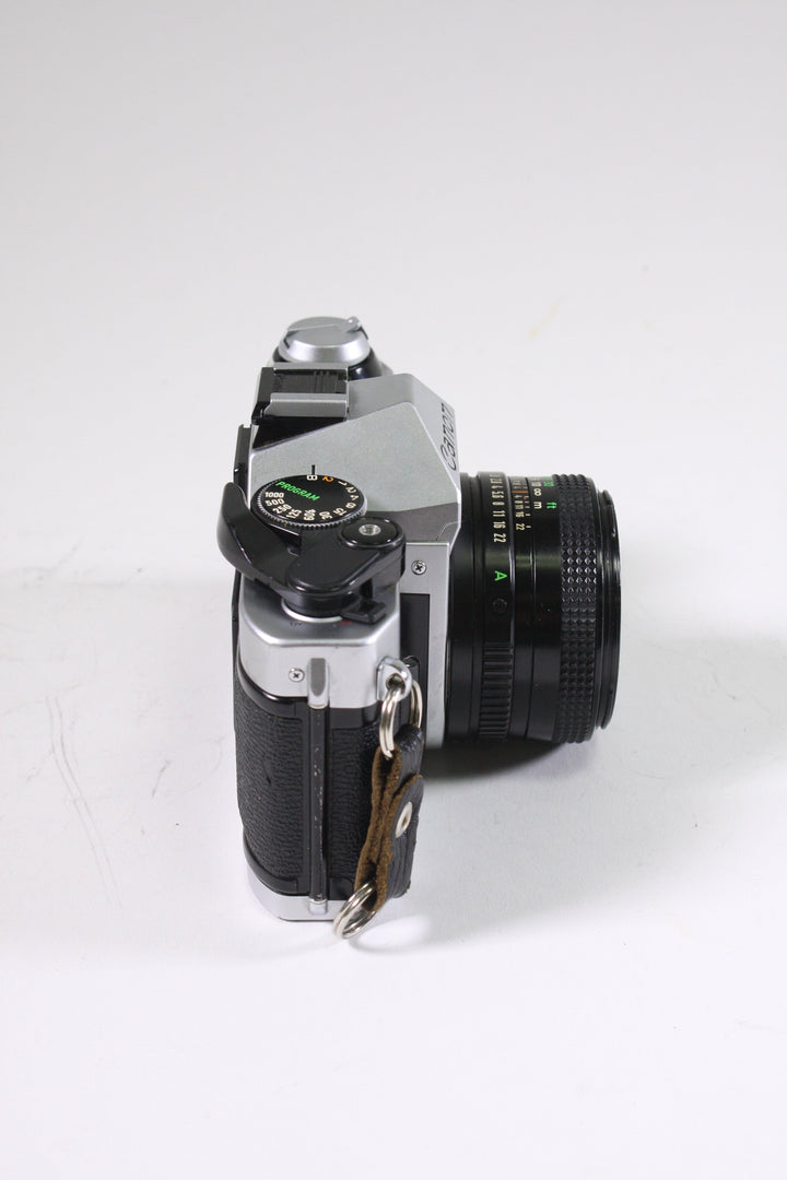 Canon AE-1 Program w/50mm f/1.8 FD 35mm Film Cameras - 35mm SLR Cameras - 35mm SLR Student Cameras Canon 3288576