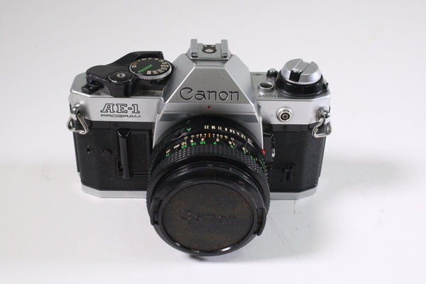 Canon AE-1 Program w/50mm f/1.8 FD 35mm Film Cameras - 35mm SLR Cameras - 35mm SLR Student Cameras Canon 3710397
