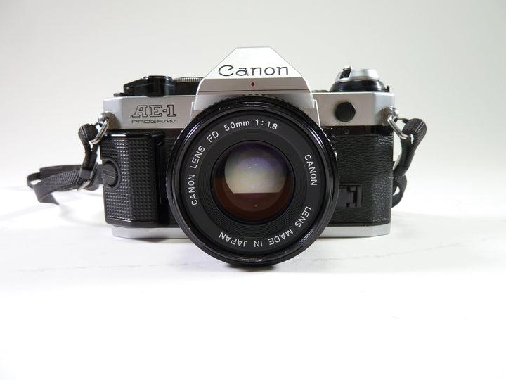 Canon AE-1 Program with 50mm f/1.8 35mm Film Cameras - 35mm SLR Cameras - 35mm SLR Student Cameras Canon 2592960