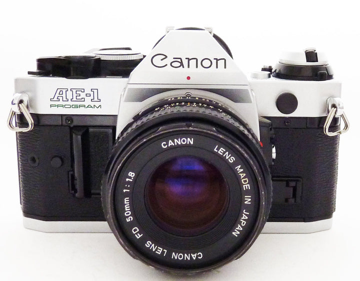 Canon AE-1 Program with 50mm f1.8 Lens 35mm Film Cameras - 35mm SLR Cameras Canon 4013999