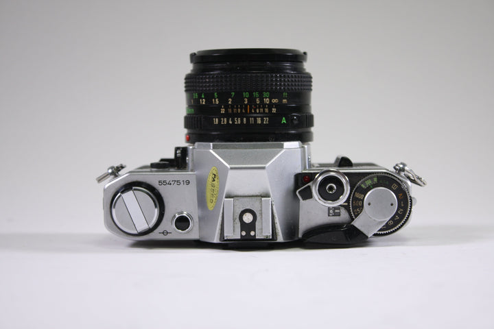 Canon AE-1 w/FD 50mm f/1.8 lens 35mm Film Cameras - 35mm SLR Cameras - 35mm SLR Student Cameras Canon 5547519